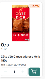Côte D'Or voor €0,10 bij Foodello