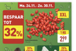 Snacktomaten 1kg voor 2,99 euro ( vanaf 24 november )