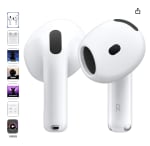 Apple AirPods 4 MET actieve ruisonderdrukking voor 160,50 euro