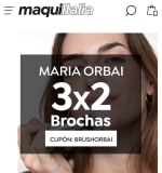 3 × 2 en Brochas Maria Orbai.