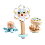 Djeco Baby Cadeausetje met Bijting en 2 Rammelaars voor €10 bij Lobbes