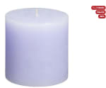 1+3 gratis op Kaars Rustiek Lila 10x10 cm bij Kwantum