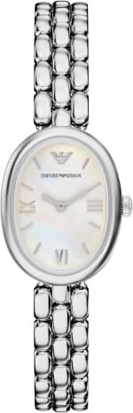 Emporio Armani Vrouwen 28MM Zilver-Tone voor €99 bij Bol