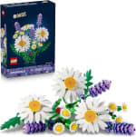 LEGO Botanicals Daisies - Artificial Flower Bouquet incl. Faux Daisies & Lavender