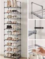 SONGMICS Estante zapatero de 10 niveles por 15,01€