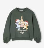 Sudadera de Navidad BLUEY Unisex Verde Pino por 24.99€