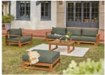 Salon de jardin bois d'acacia 5 places Mendoza à 764,99€