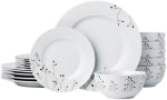 Amazon Basics Vajilla de 18 Unidad, Ramas, 6 servicios por 25€ 3 modelos diferentes