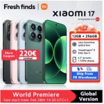 Xiaomi 17-12gb 256gb voor €724 dmv code bij Aliexpress