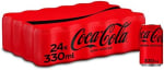 24 latas Coca-Cola Zero Azúcar, Refresco de Cola sin Azúcar 330 ml por 15.36€