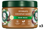 3 Botes de Herbal Essences Mascarilla Hidratante Aroma Coco, 300 ml por 9.97€