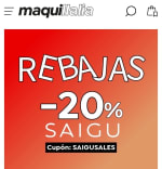 -20% de Descuento en Saigu.