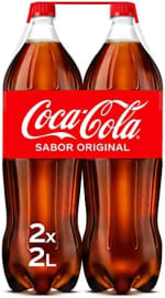 Coca-Cola Sabor Original, Refresco de Cola - Pack 2 Botellas 2 L por 2.86€