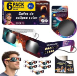 Helioclipse 6 Gafas Eclipse Solar Homologadas ISO 12312-2 2026 por 5.97€