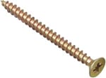 ForgeFix Multi-Purpose Single Thread Screws | 5.0 x 60mm | Zinc Yellow Passivated |