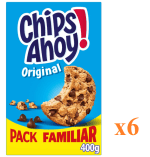 6 x Chips Ahoy Original Galletas con Pepitas de Chocolate de 400g a 19.68€