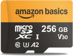 Amazon Basics Tarjeta MicroSDXC de 256 GB con Adaptador por 15,46€