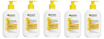 5 Botes de Garnier SkinActive Limpiador facial Vitamina C 250 ml hidratante por 14.9€