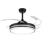 Ventilador techo Bel Air Home Atenas aspas desplegables luz led por 44,75€