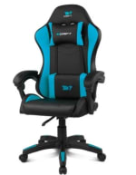 Silla Drift DR35 Diseño Exclusivo Gaming Negra/Azul respaldo reclinable cojines lumba