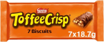 Toffee Crisp Chocolate Biscuit Bars Multipack - (7 x 18.7g) 95p / 85p on S&S