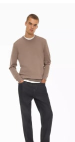 Jersey de cuello redondo basico para Hombre por 2.99€