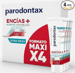 4 pastas Parodontax Encías + Aliento y Sensibilidad 75 ml por 13,47€