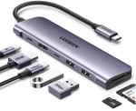 Hub USB C Ugreen Revodok 1071 - HDMI 4K, Lecteur de Carte à 17,84€
