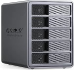 ORICO Caja Aluminio Raid 5 Discos Duros de 3,5 Pulgadas hasta 5X 22TB por 155.90€