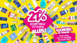 21% korting op bijna alles bij DA van 25 t/m 28 maart alleen in de winkels