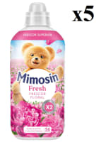 5 Botes de Mimosín Suavizante Concentrado Frescor Floral 56 lavados por 12.67€