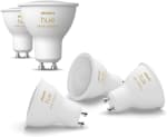 Philips Hue White Ambiance GU10 LEDspot 5-pak (400lm) voor €59,99 dmv code bij Amazon