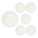 Pack 6 Downlights LED empotrables 18W Ø25 cm por 19.56€ en Orion91