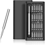 Mini Precision Screwdriver Set 25-in-1, Magnetic Repair Kit for Phone, Laptop, Watch,