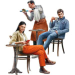 MiniArt MIN38085 Set de Visitantes de Café Moderno 1:35, Kit de Diorama por 9.99€
