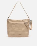 Bolso de hombro trenzado con bandolera extraíble por 12€