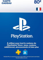 Carte PlayStation Network 80€ - PSN France à 67,30€
