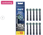 Oral-B PRO Cross Action Black opzetborstels - 10 stuks voor €19,57 bij Plein