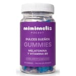 Minimelis Pocket Dulces Sueños Gummies Melatonina y Vitamina B6 30 Unidades a 2.99€