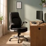 Fauteuil de bureau ergonomique DARKOO gris et noir à 69,99€