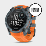 Garmin Instinct 3 Solar 50mm Smartwatch – Orange for £249 Outdoor Deal