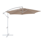 Parasol redondo excéntrico con estructura en blanco New Arc por 49.99€