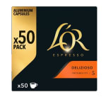 Pack de 50 capsules café L'Or Espresso Delizioso à 16,99€