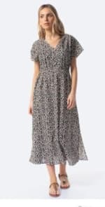Vestido largo estampado de mujer TEX por 9.99€.