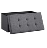Puf Baúl Otomano Plegable de Almacenaje por 12,35€