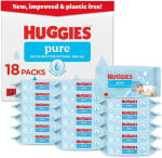 Huggies Pure Plastic-Free Baby Wipes 864 Pack for £8.92