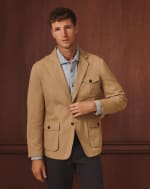 Chaqueta tipo sahariana cuatro bolsillos por 60€