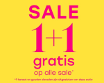 1+1 gratis op bijna alle sale bij Lucardi