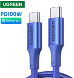 Cable USB C a USB C UGREEN 100W (1m) por $6 en AliExpress