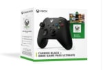 Pack Manette Carbon Black + Xbox Game Pass Ultimate 3 mois Xbox MICROSOFT à 79,99€